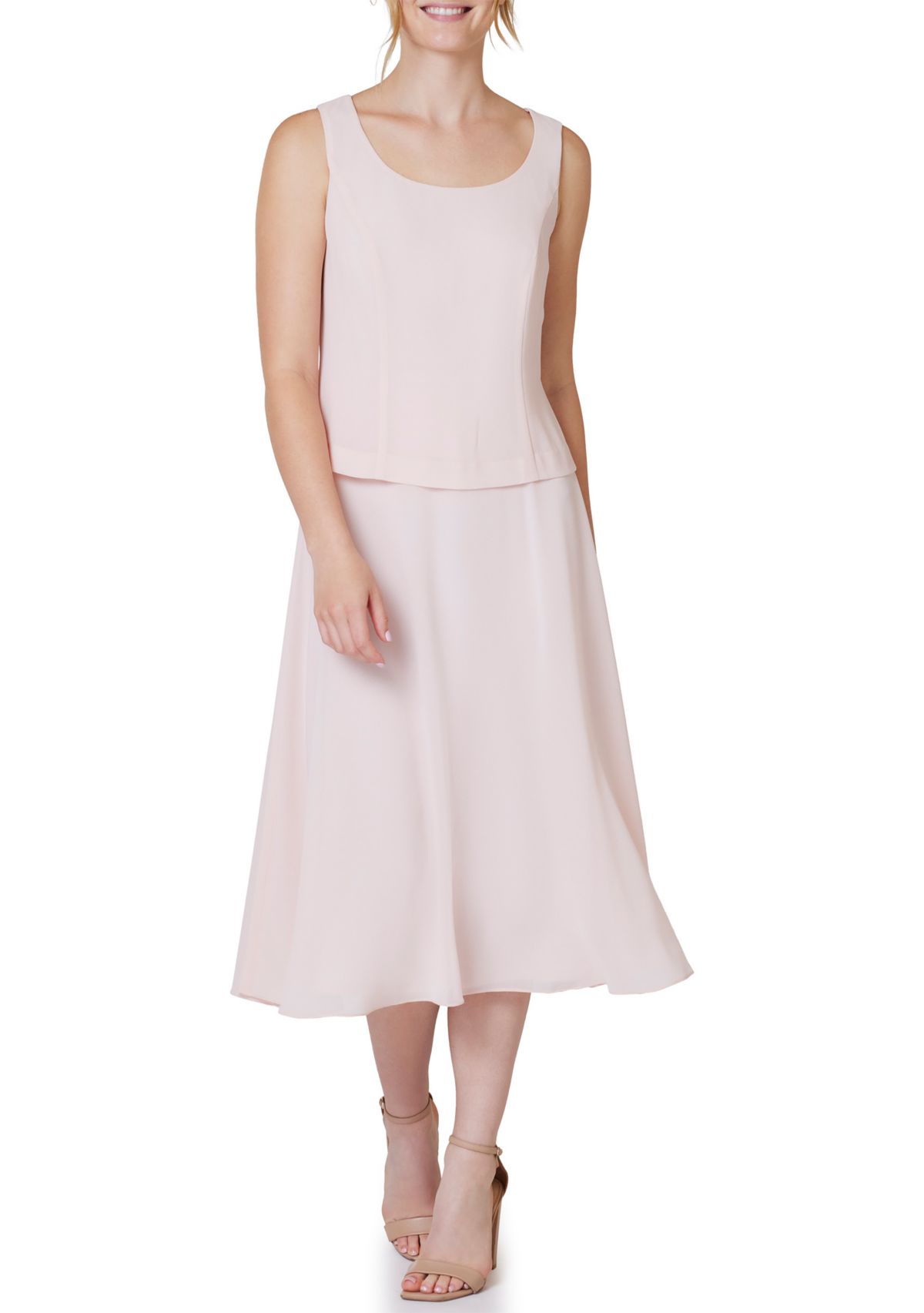 Womens Solid Cocktail Dress and Floral Jacket 