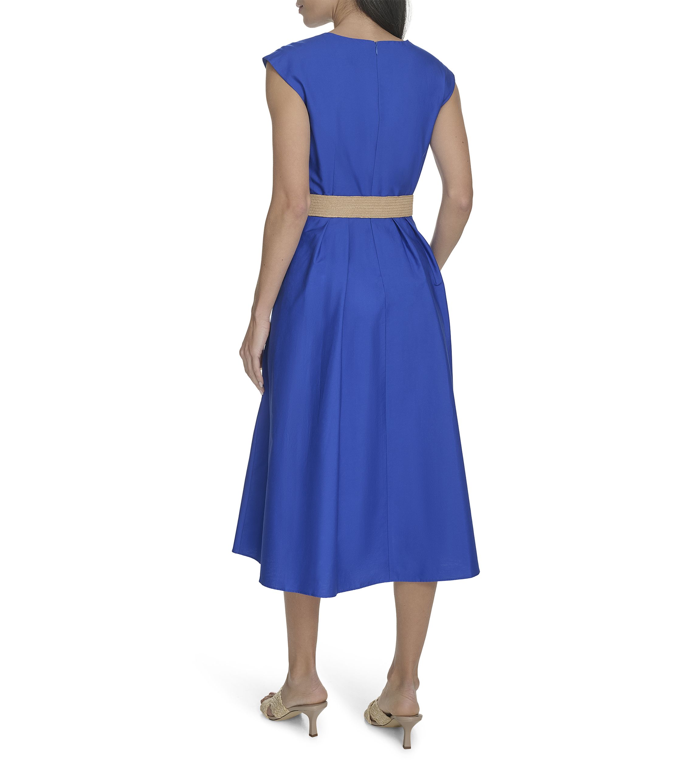 Womens Belted Dress