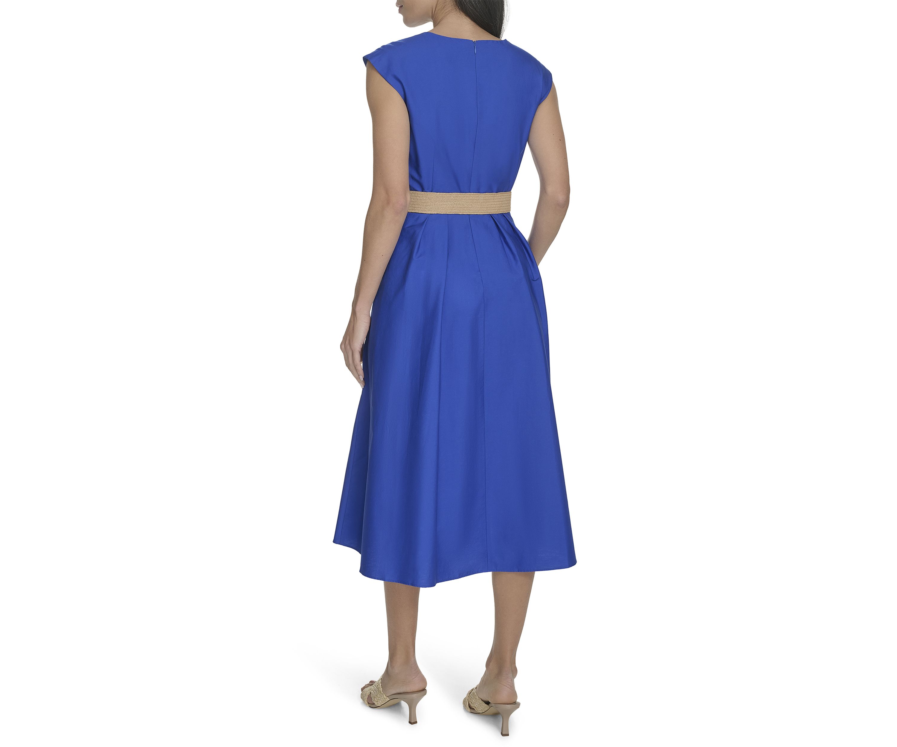 Womens Belted Dress