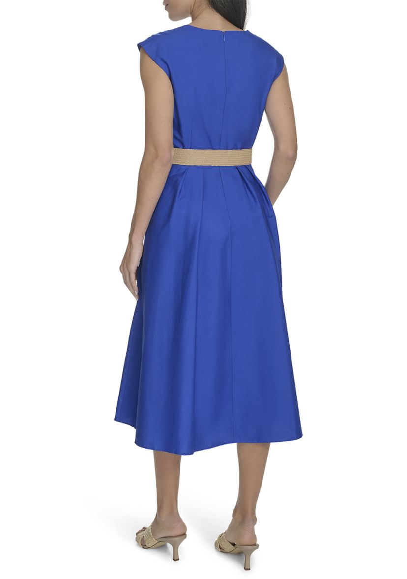 Womens Belted Dress