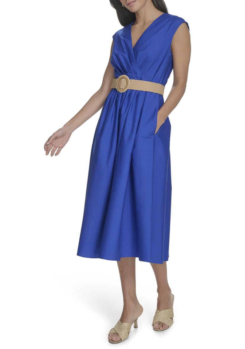 Womens Belted Dress
