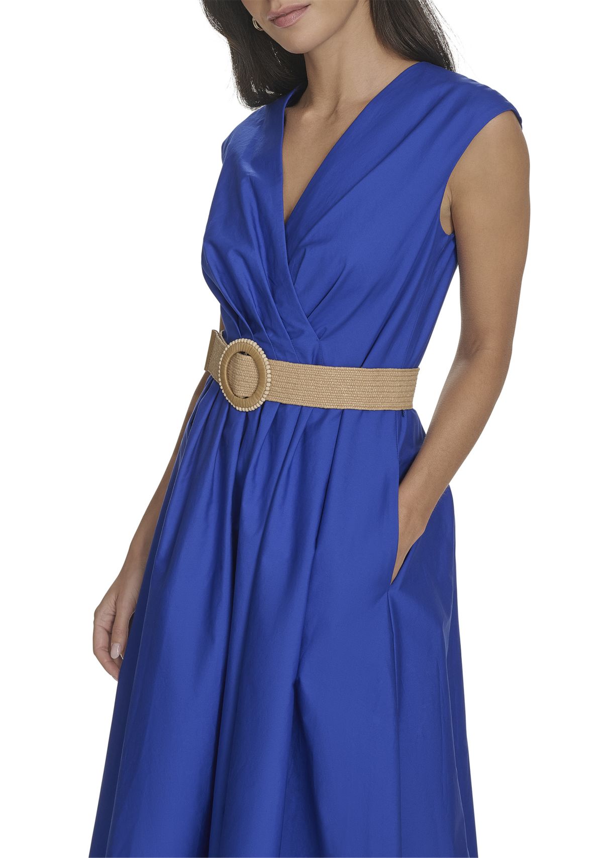 Womens Belted Dress