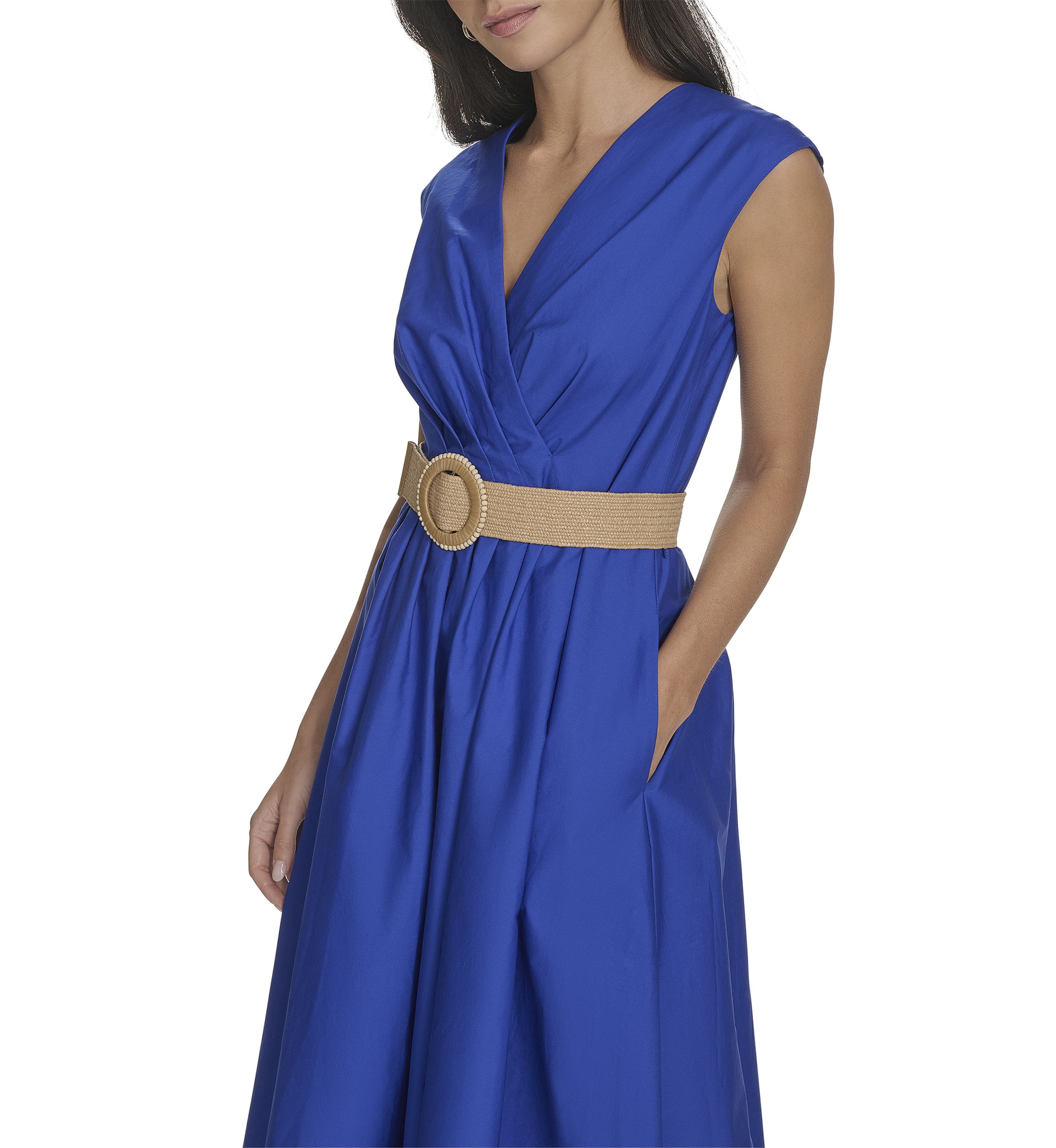 Womens Belted Dress