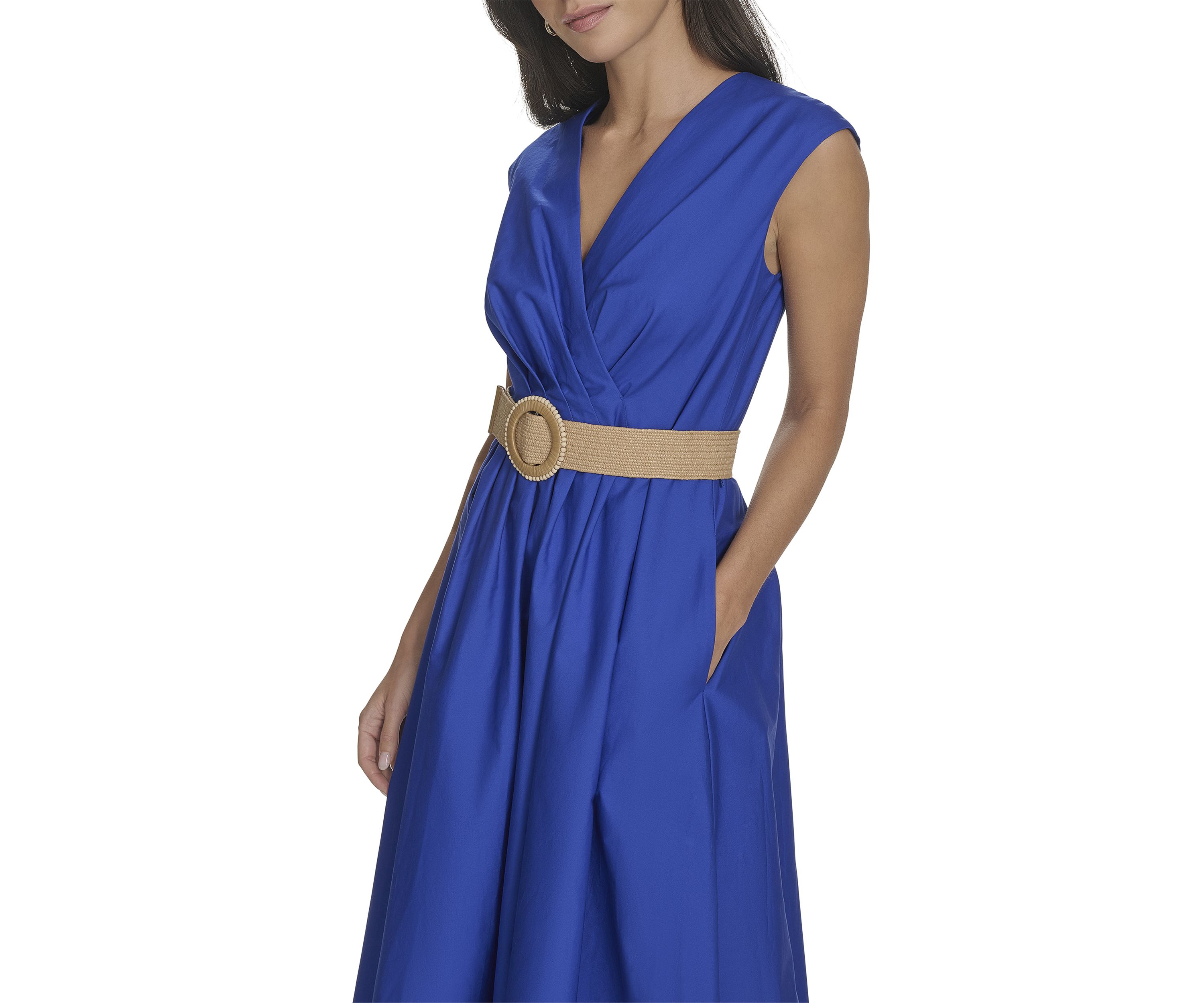 Womens Belted Dress