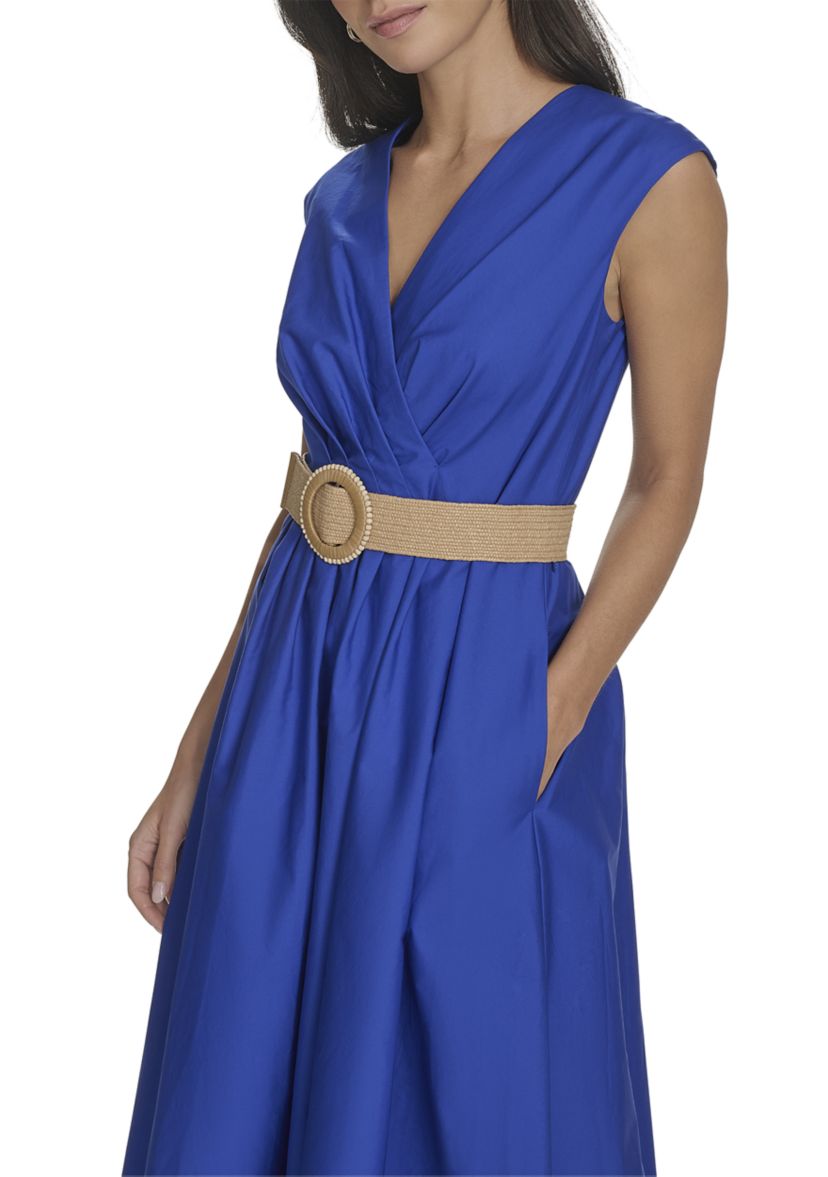 Womens Belted Dress