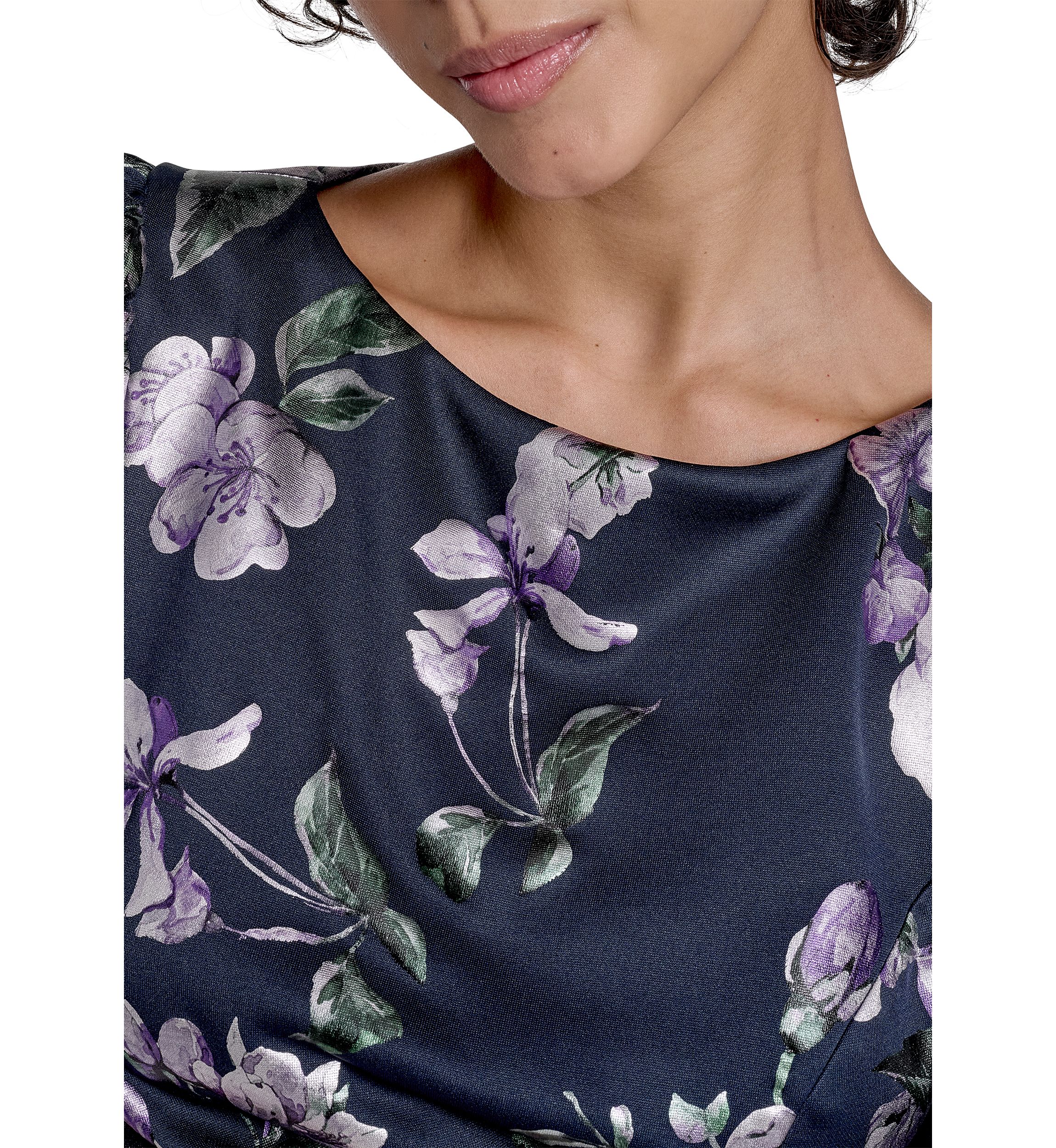Womens Floral Printed Slim Gown