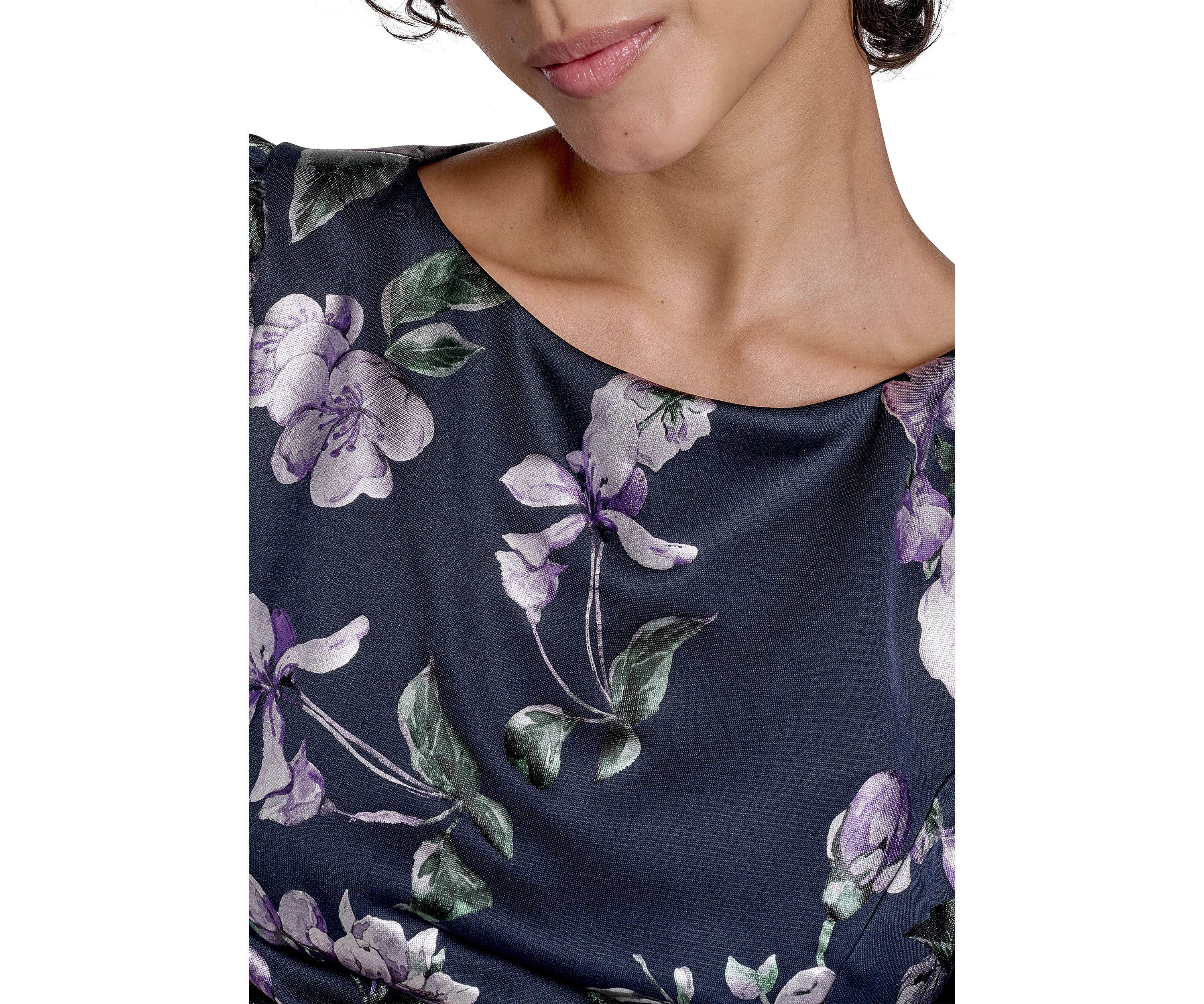 Womens Floral Printed Slim Gown