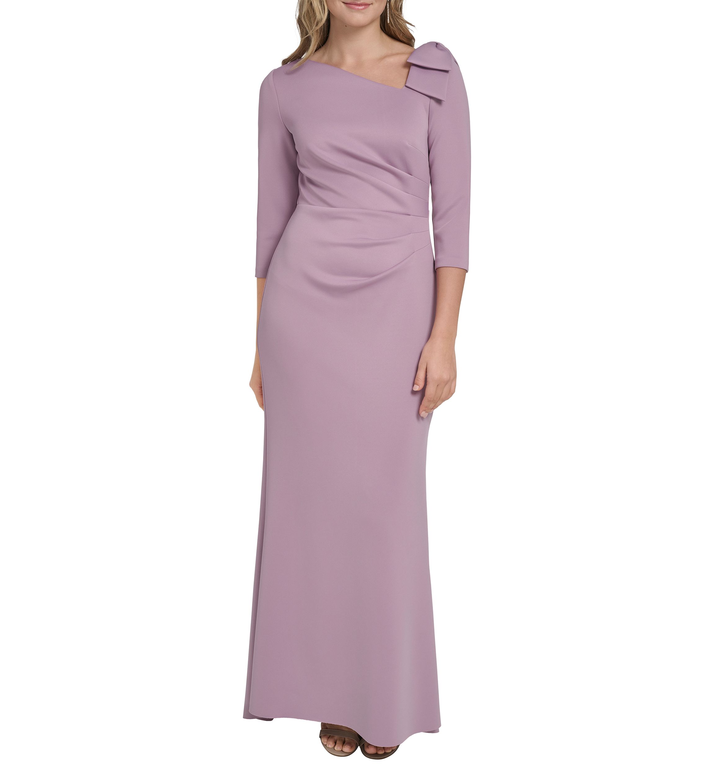 ivory satin long dress Serenity PETRA IVORY COWL-NECK SILK SATIN MAXI DRESS FULLY LINED