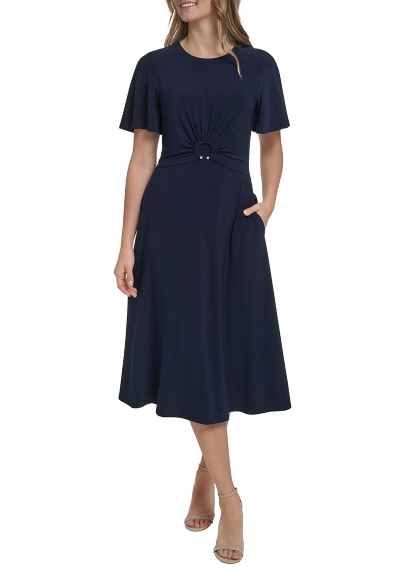 Jessica Howard Women's Cinched Midi Dress | Belk
