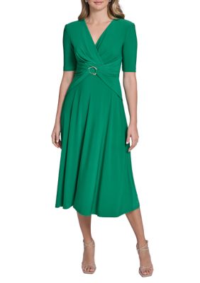 Jessica Howard Women's Cinched Front A-Line Dress | Belk