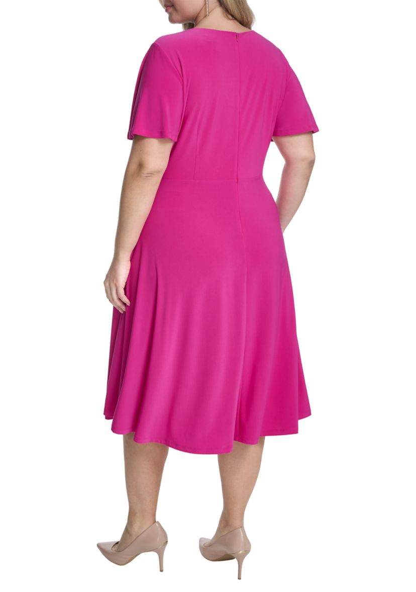 sachin and babi light blue dress V-Neck Ruched-Waist Maxi Dress main image 0