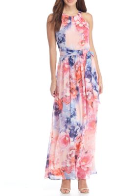 J Howard Floral Print Maxi Dress | belk