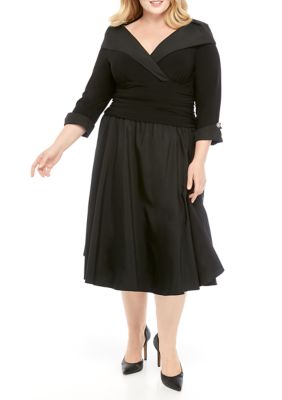 Belk plus size outlet black dresses