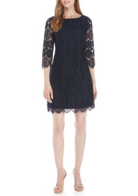 jessica howard sleeveless chiffon dress with self bel