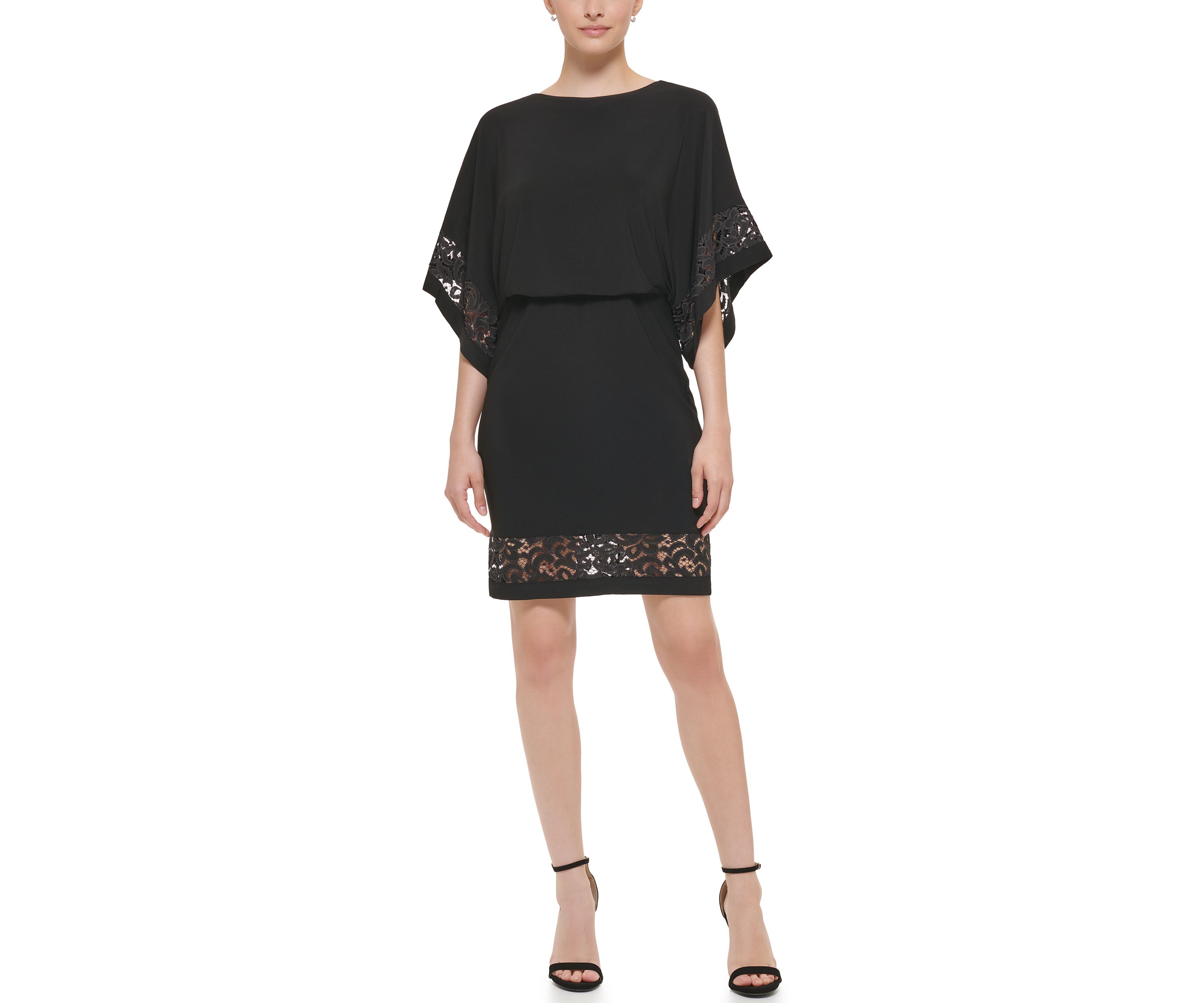 Womens Short Sleeve Sheath Dress