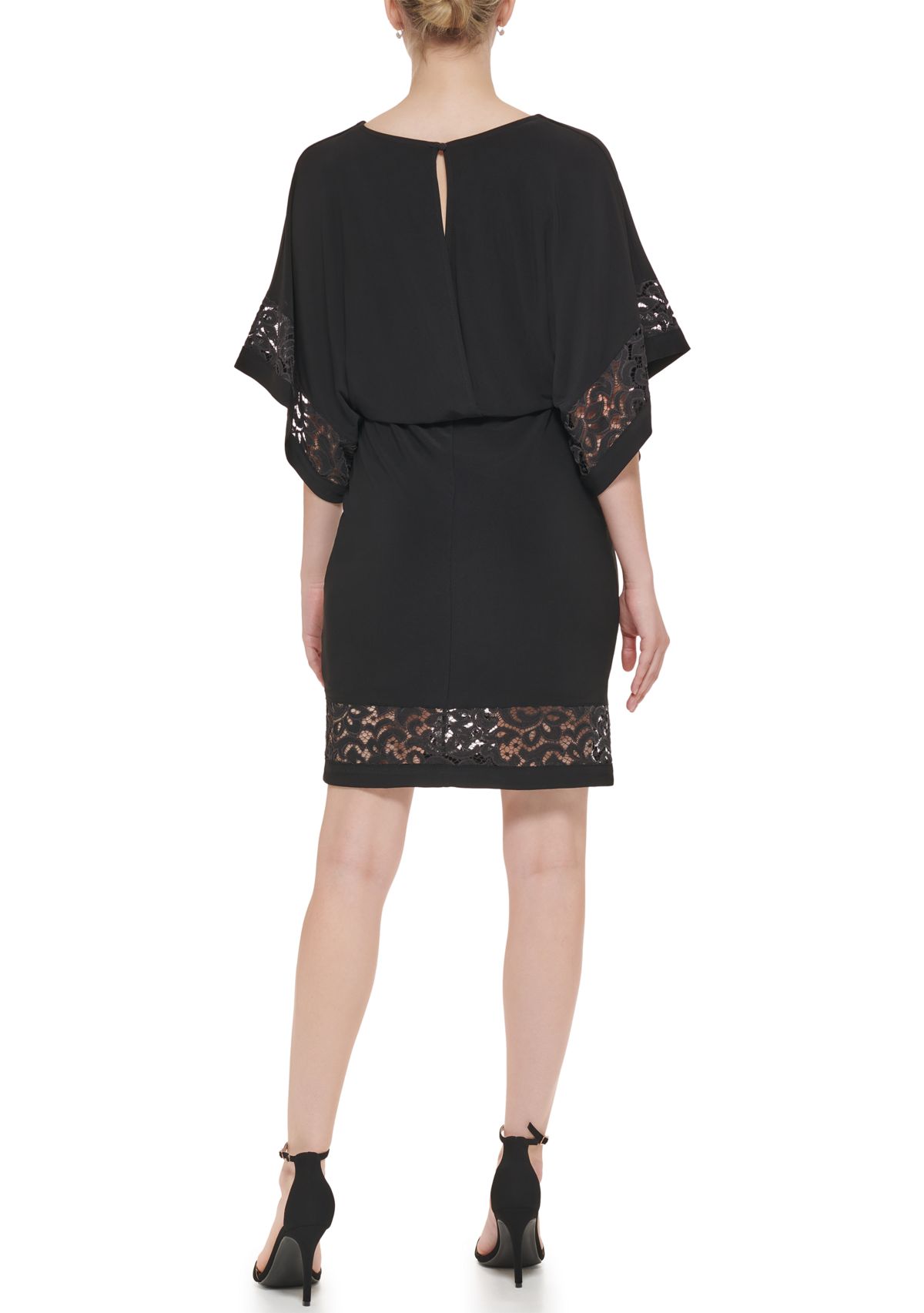 Womens Short Sleeve Sheath Dress