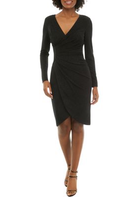 Jessica Howard Women s V Neck Wrap Dress belk