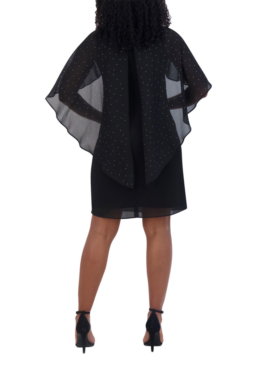 Womens Boat Neck Solid A-Line Dress