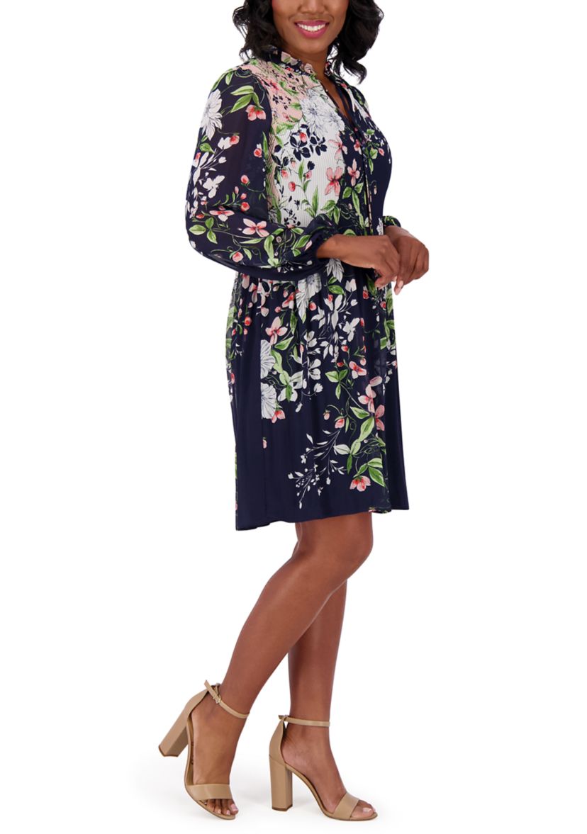 women's long sleeve babydoll dress Babydoll Long Sleeve Dress Black / XS