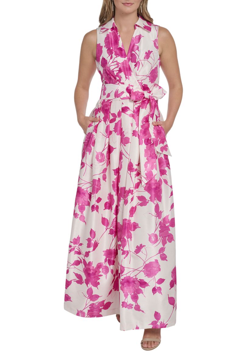 jessica howard pink floral dress Amazon.com: Jessica Howard Women's Petite Printed Foil Chiffon  Tiered-Cocktail Or Party Dress, Pink : Clothing, Shoes & Jewelry