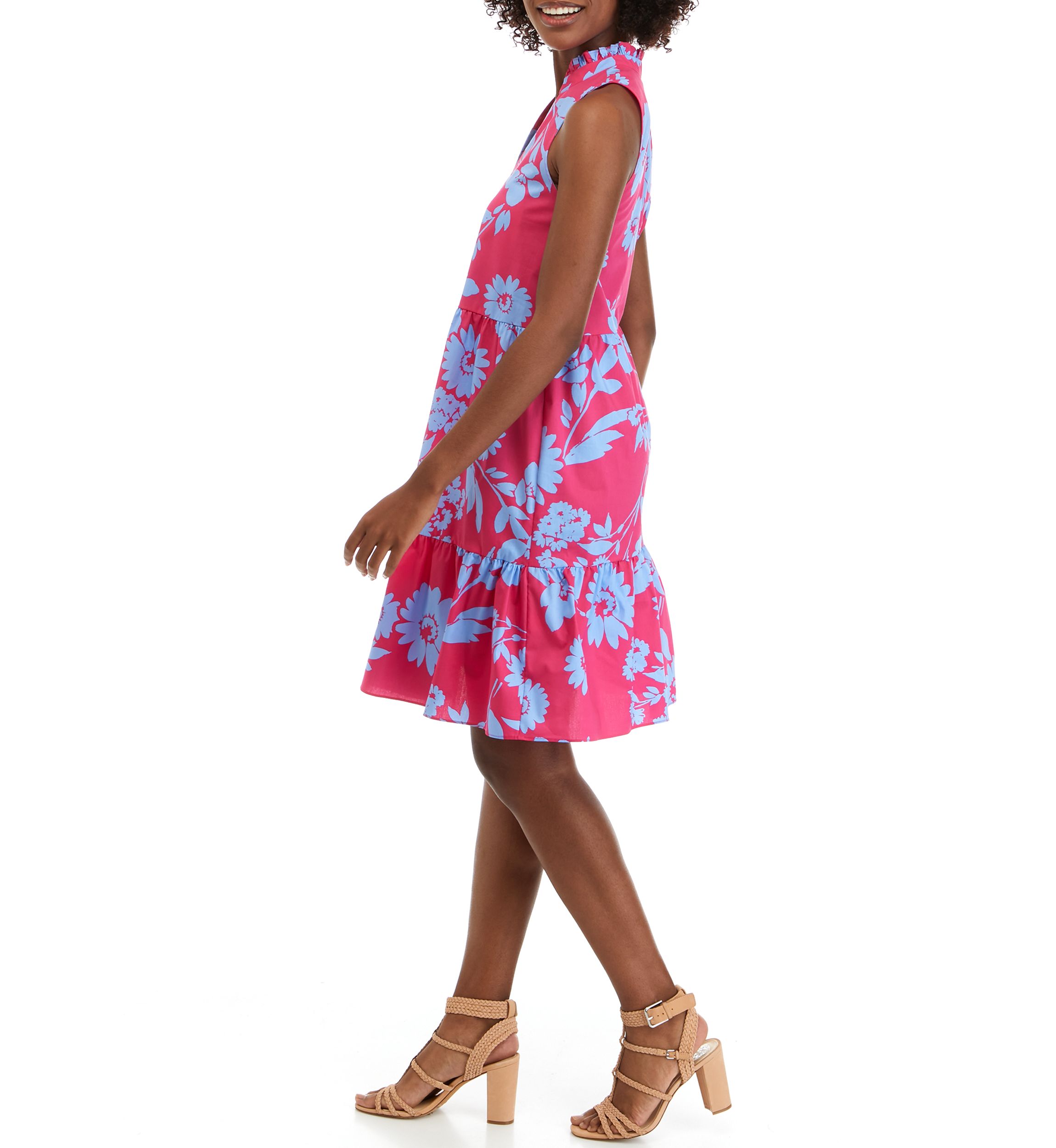 Womens Sleeveless Babydoll Dress 