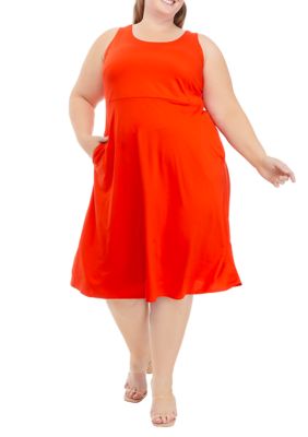 52seven Plus Size Sleeveless Knit Dress belk