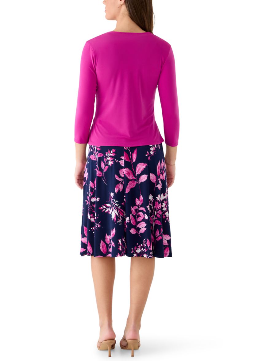 Womens Long Sleeve Ruffle Jacket Dress