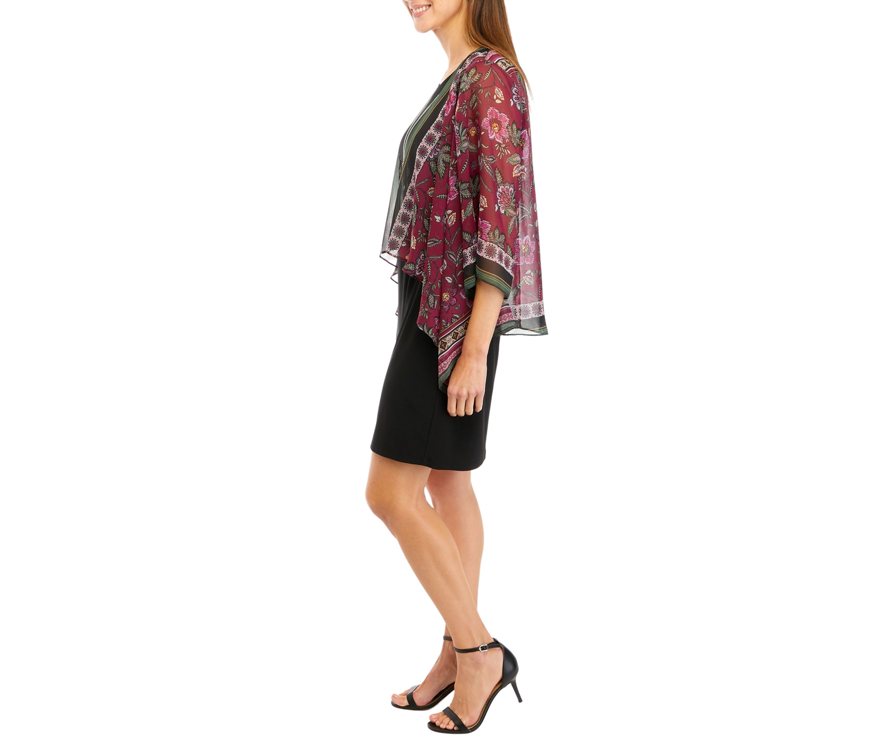 Womens Bell Sleeve Jacket Dress