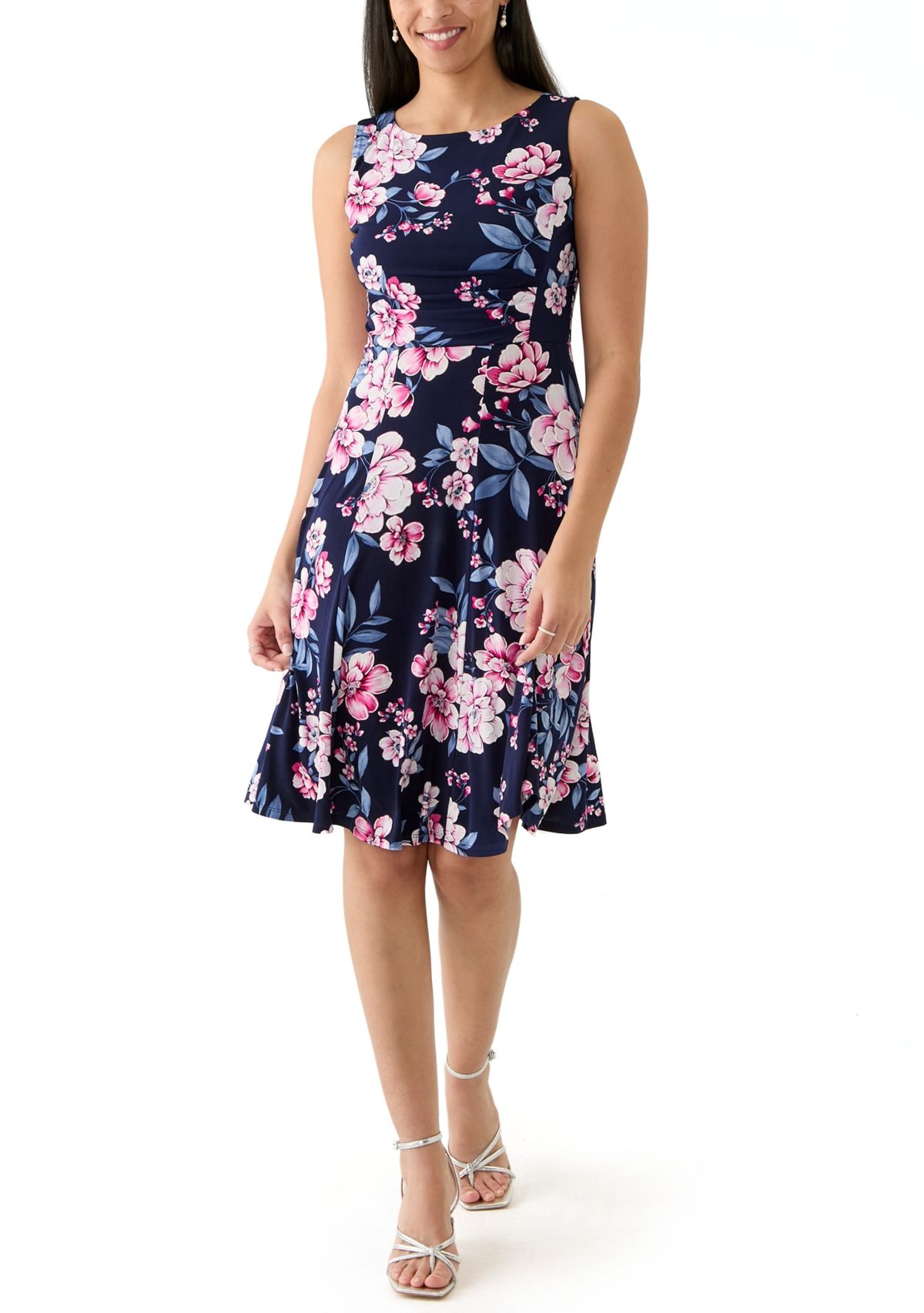 Womens Floral Printed Dress