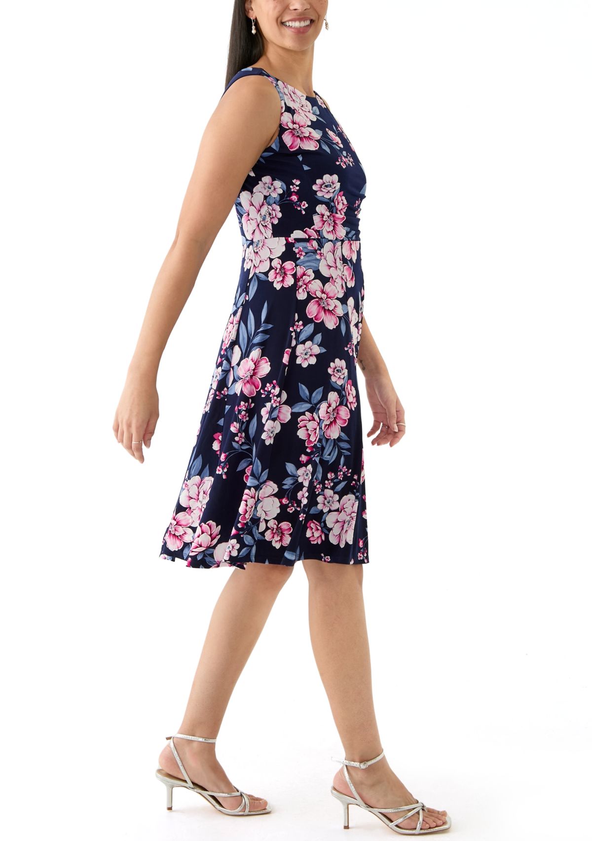 Womens Floral Printed Dress