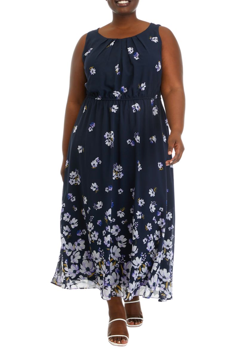 0224 SLVLS OMBRE FLORAL PRINT MAXI