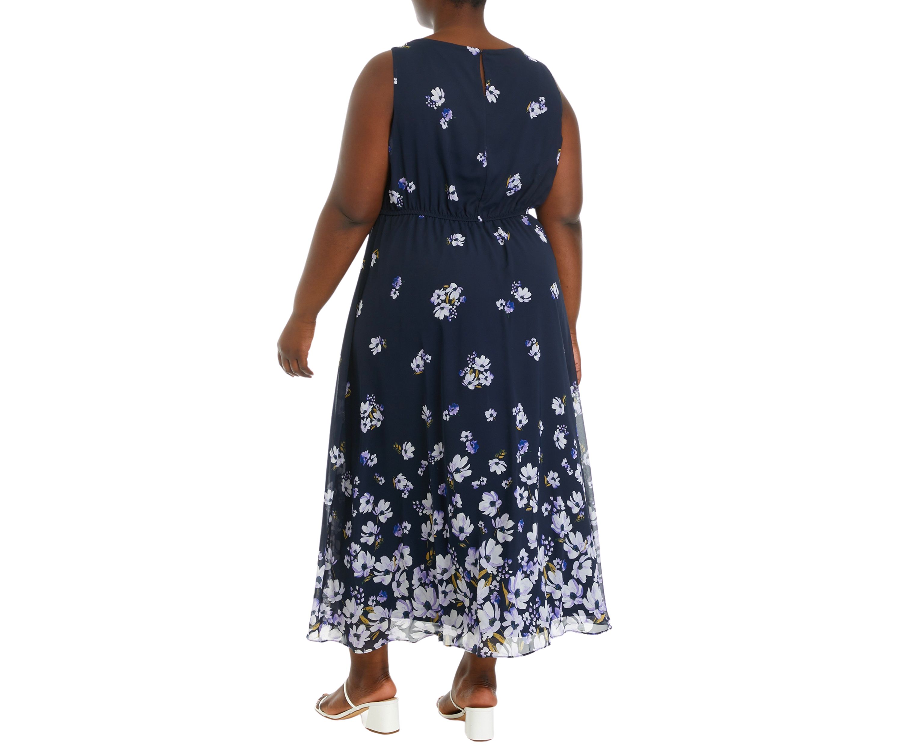 0224 SLVLS OMBRE FLORAL PRINT MAXI