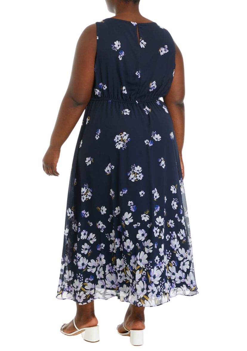 0224 SLVLS OMBRE FLORAL PRINT MAXI