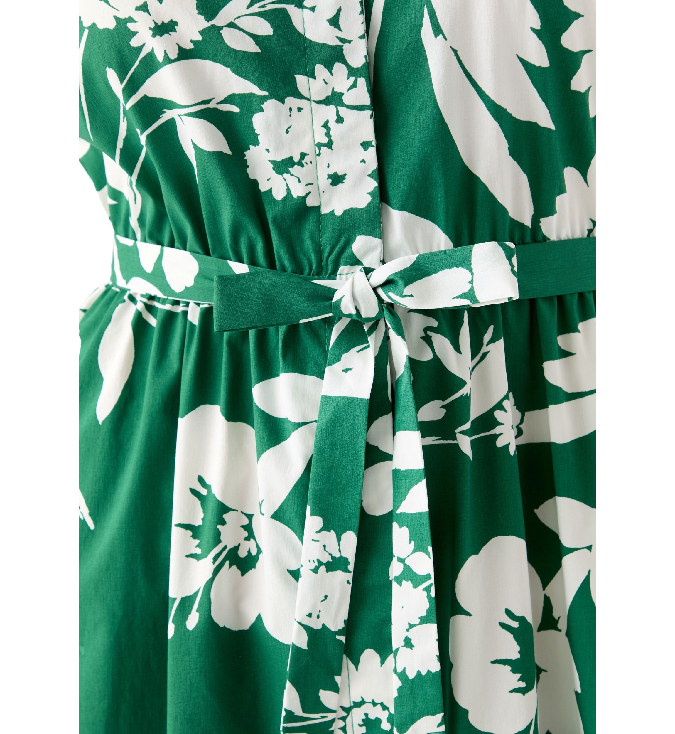 Womens Floral Printed Shirtdress
