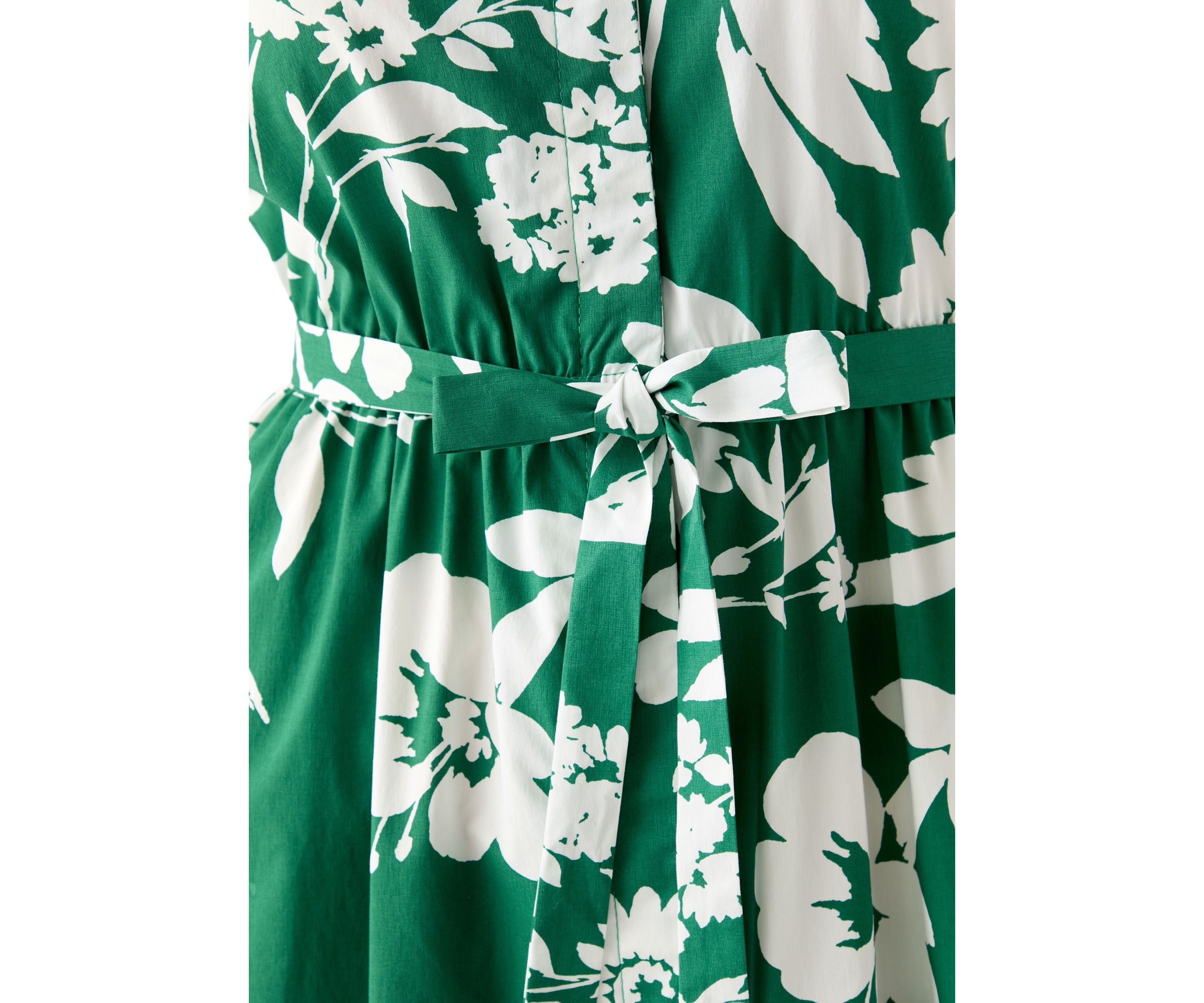 Womens Floral Printed Shirtdress
