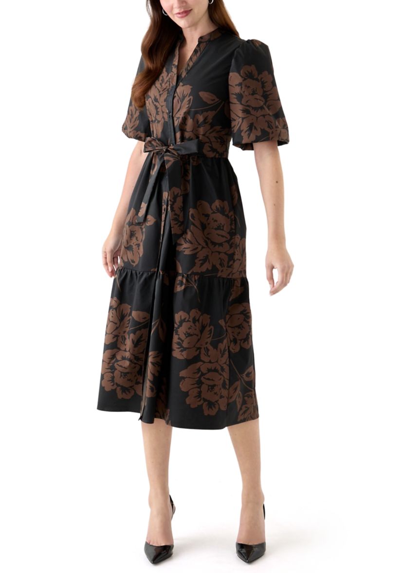 Womens Floral Printed Maxi Dress