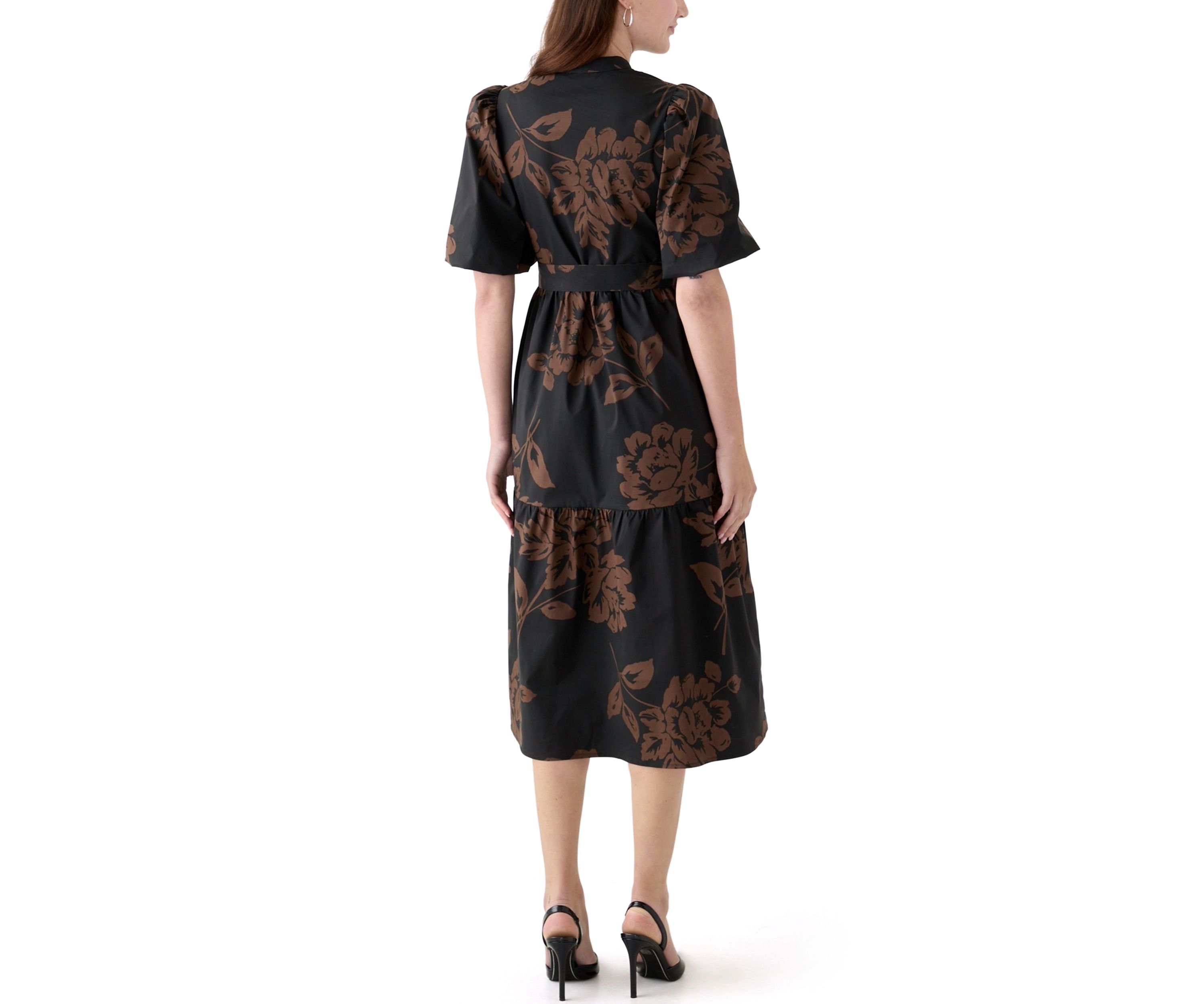 Womens Floral Printed Maxi Dress