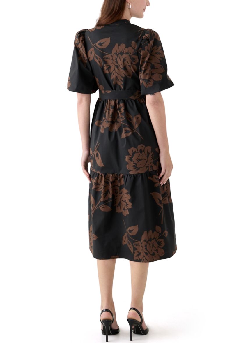 Womens Floral Printed Maxi Dress