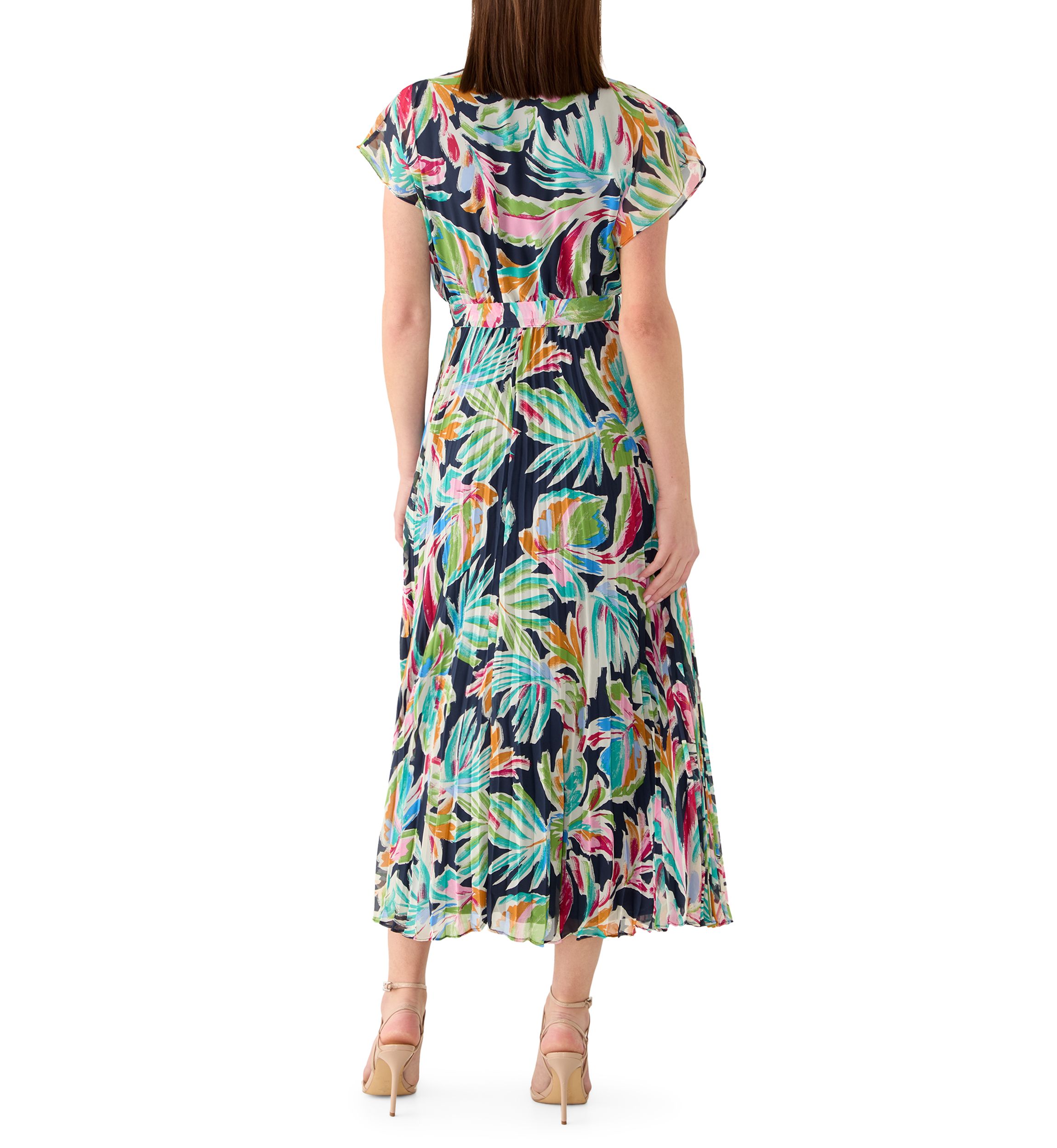 sandra d fit and flare dress Seidensticker Slim Fit New Kent Floral Shirt Grey main image 0