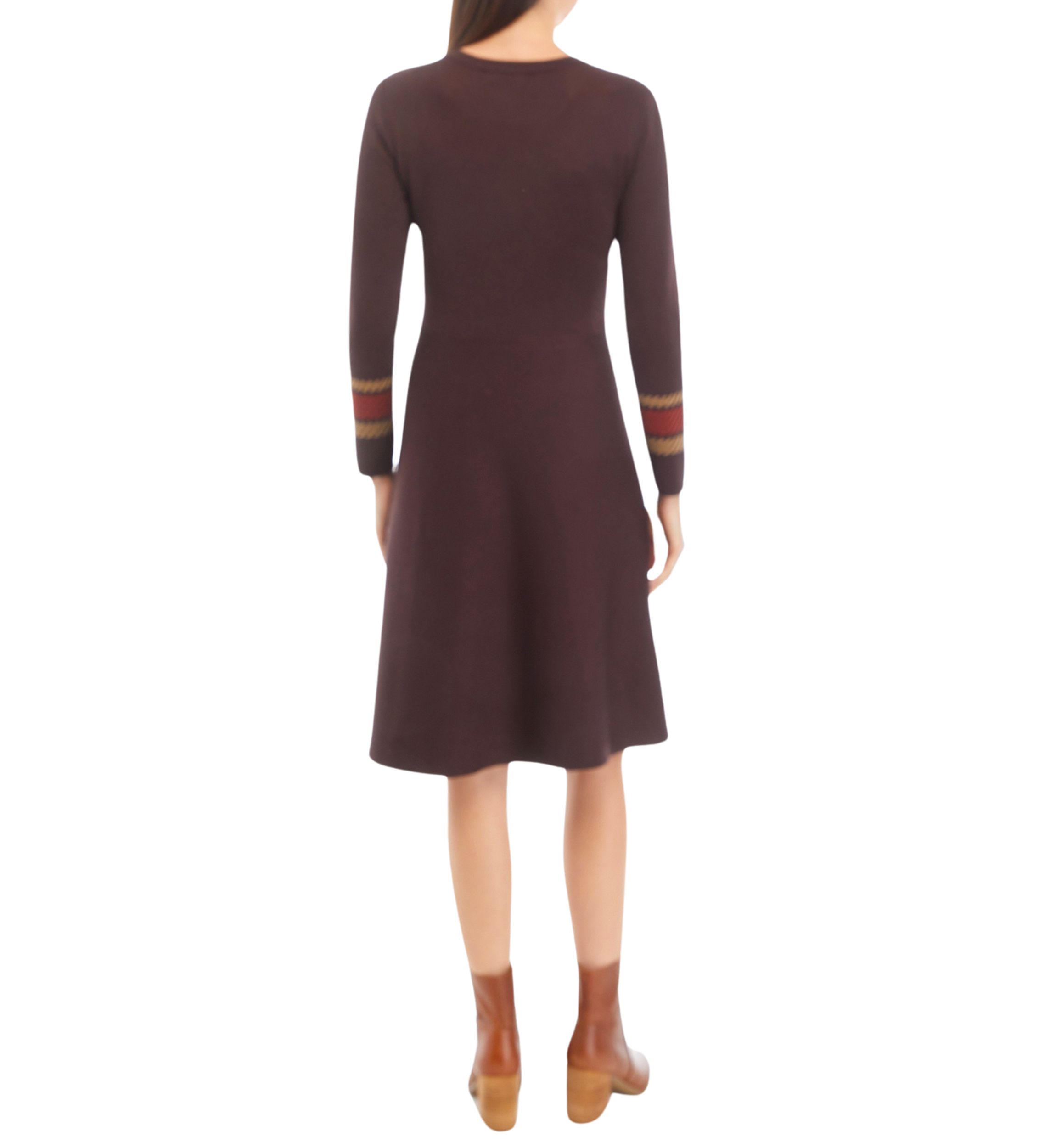 Womens Plaid Fit and Flare Dress