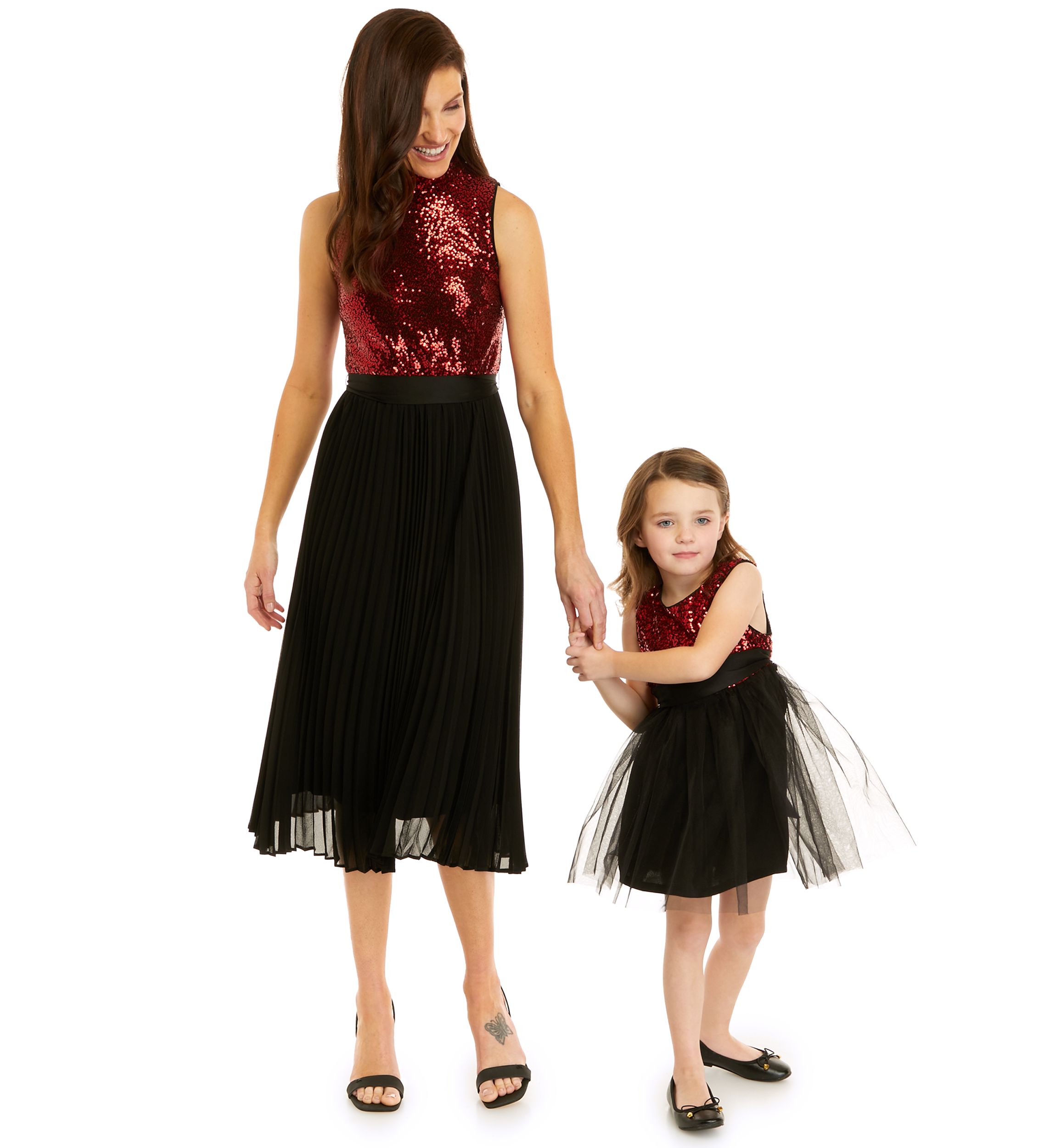 Toddler Girls Sequin & Tulle Party Dress