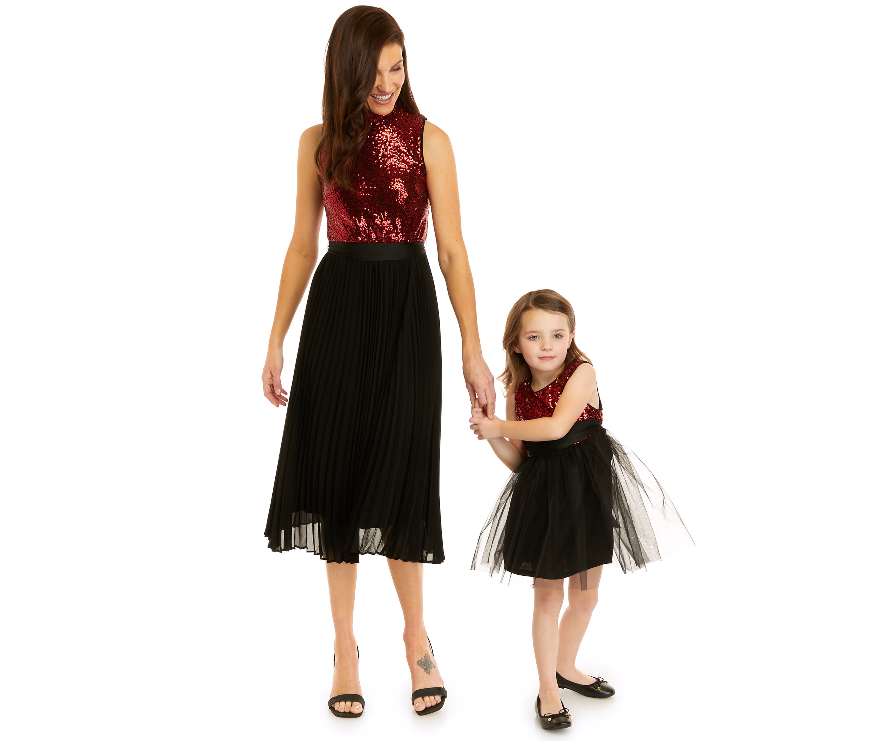 Toddler Girls Sequin & Tulle Party Dress