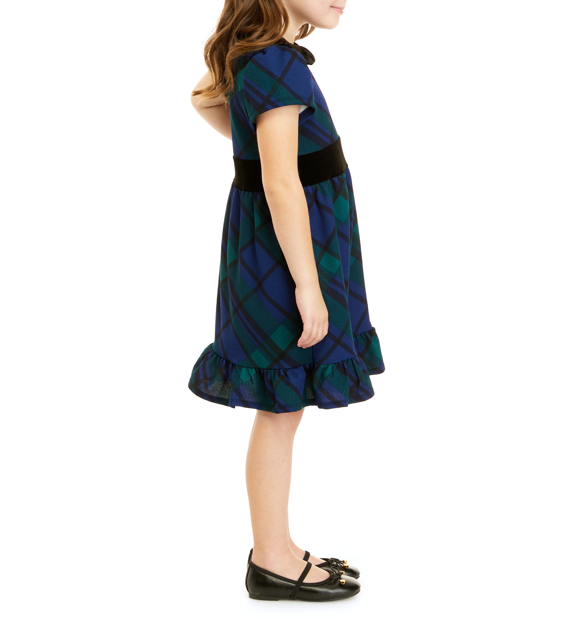 Toddler Girls Short Sleeve Babydoll Dress
