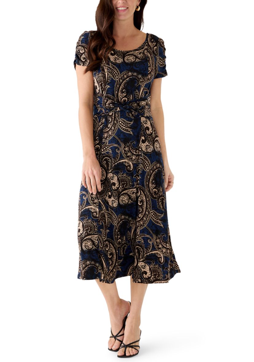 black midi occasion dress Marcella | Manhattan Sleeveless Midi Dress in Black | Women's Size 3XL | Ponte