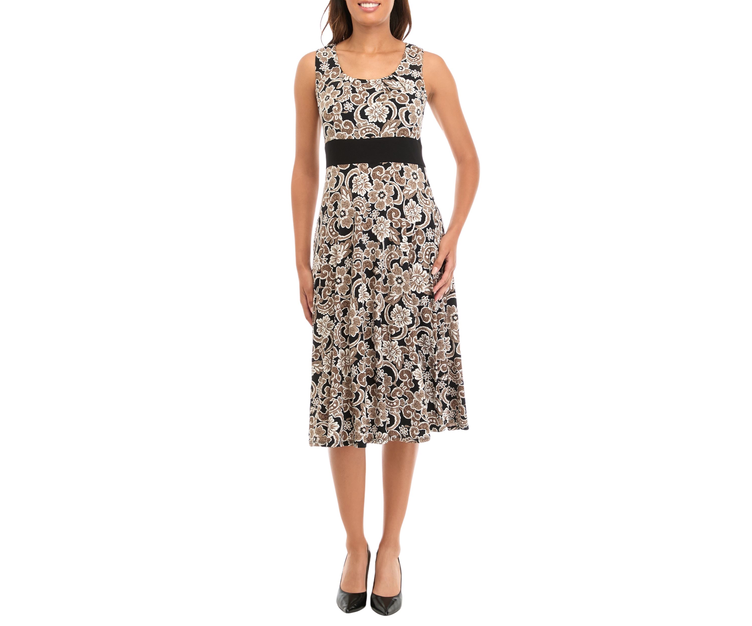 Womens Floral Print Dress with Jacket