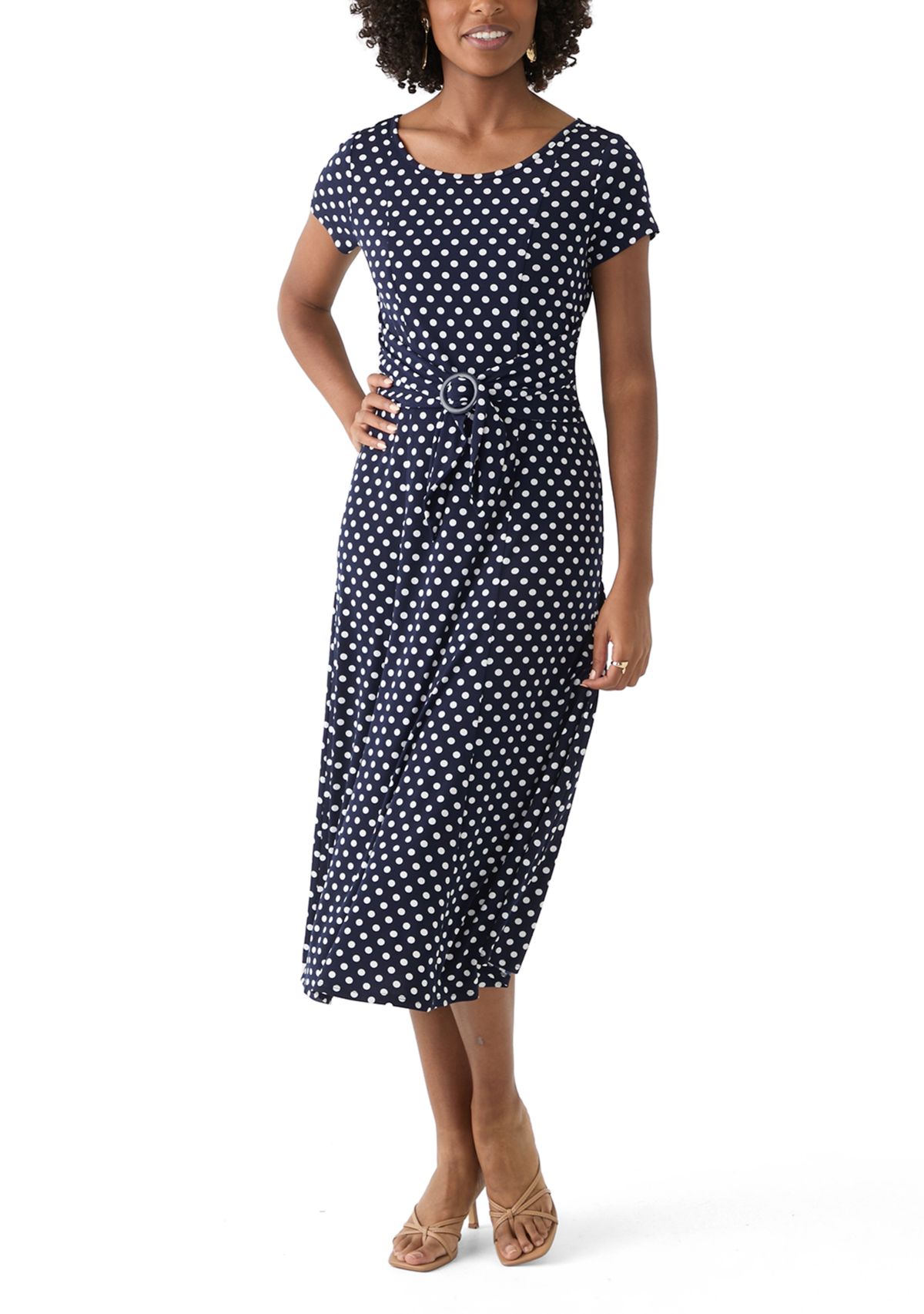 Womens Dot Printed Dress
