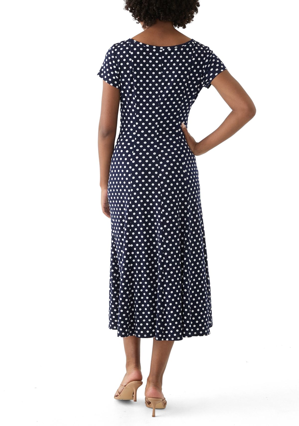 Womens Dot Printed Dress
