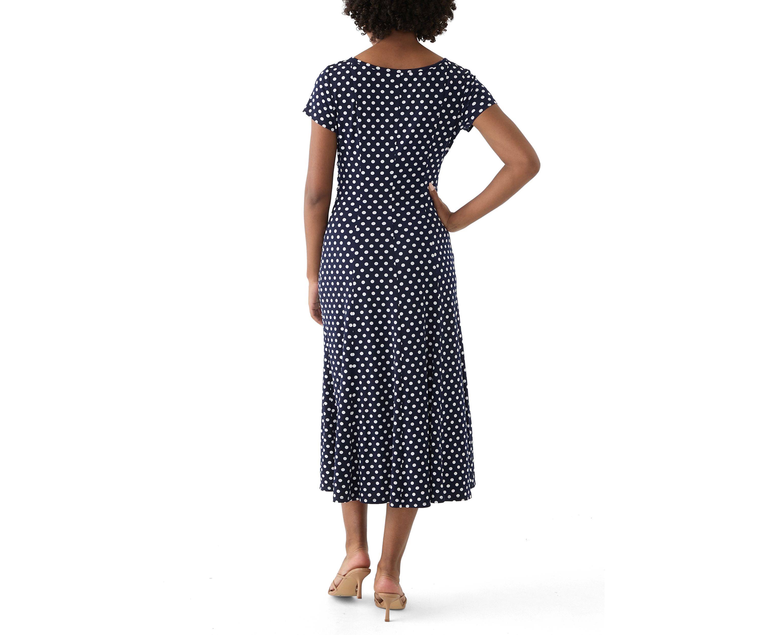 Womens Dot Printed Dress