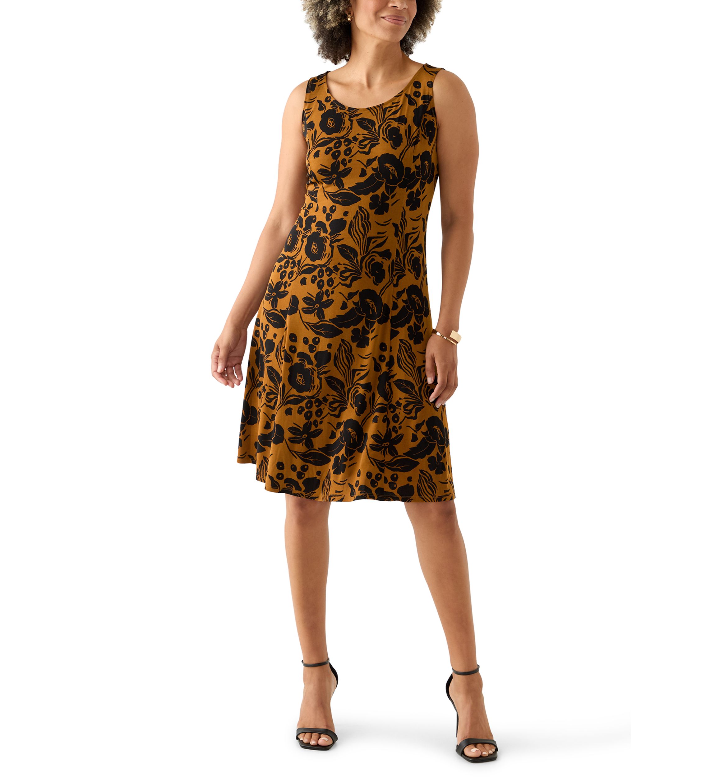 Womens Short Sleeve Crew Neck Floral Print Jacket Dress