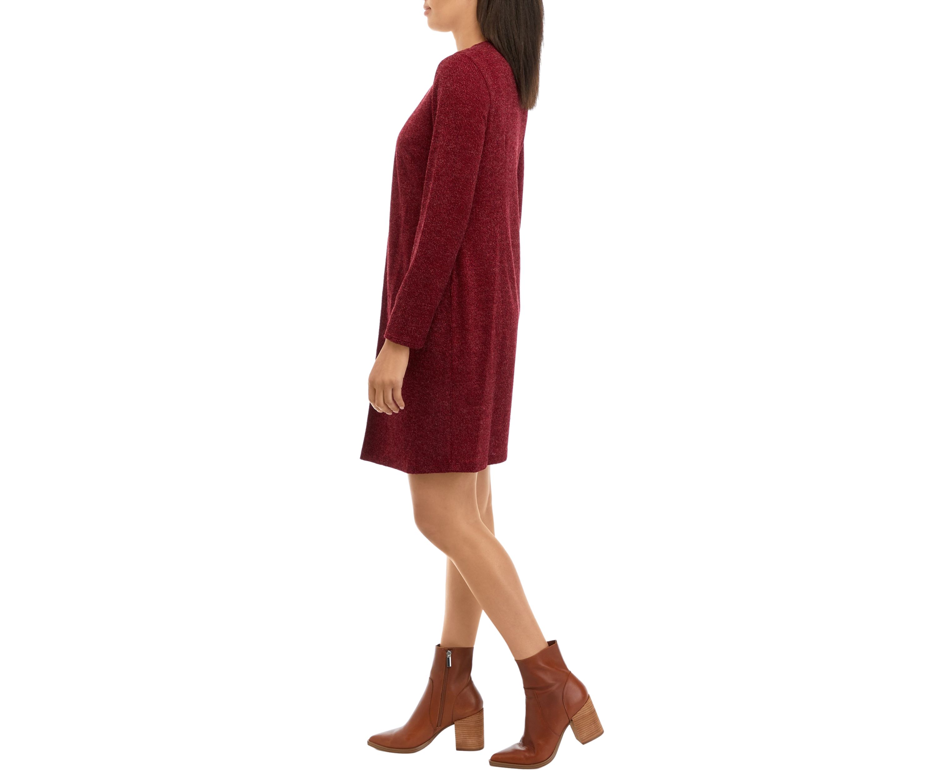 Womens Plaid A-Line Jacket Dress